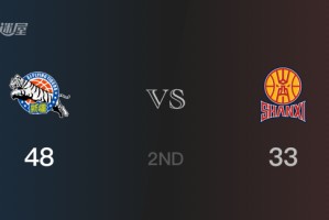 半场数据， 新疆以48-33领先山西，伊力福拉提11分3篮板3助攻